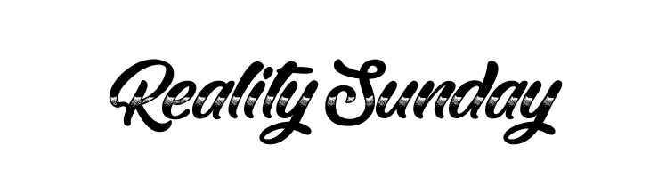 Reality Sunday  Frei Schriftart Herunterladen
