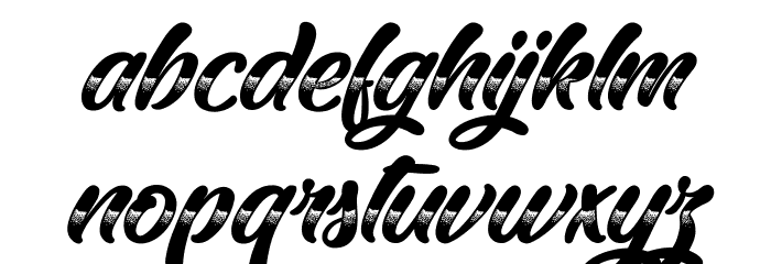 Reality Sunday Font LOWERCASE