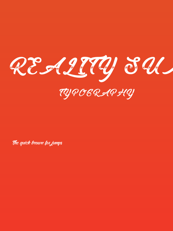 Reality Sunday Poster