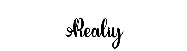 Realiy  नि: शुल्क फ़ॉन्ट्स डाउनलोड