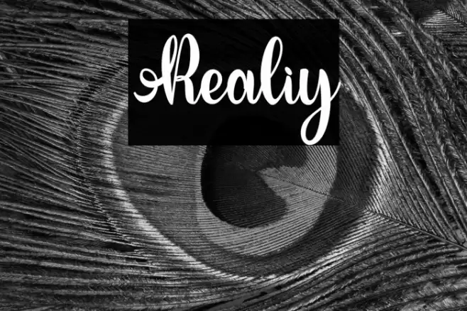 Realiy Font examples