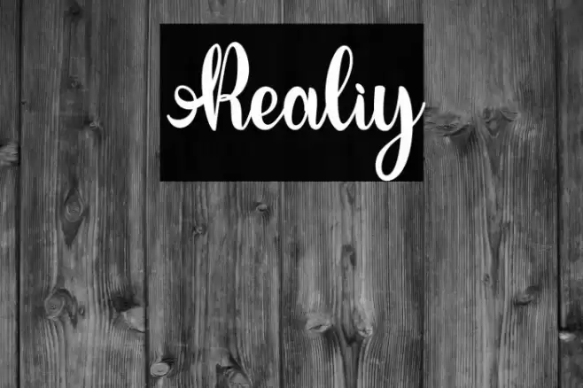 Realiy Font examples