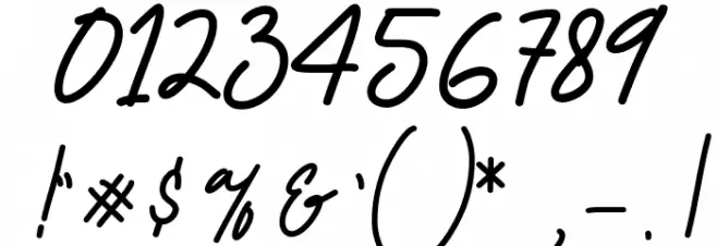 Reallishmy Font OTHER CHARS