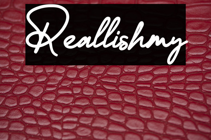 Reallishmy Example 2