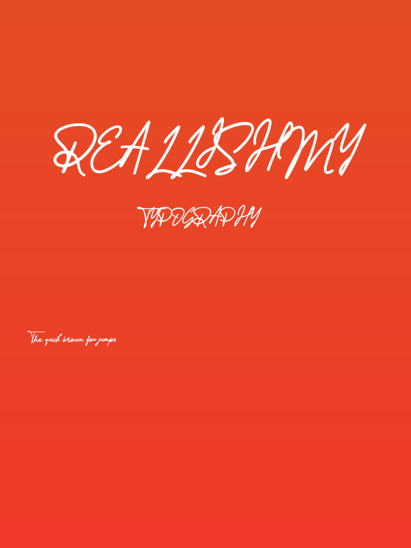 Reallishmy Poster