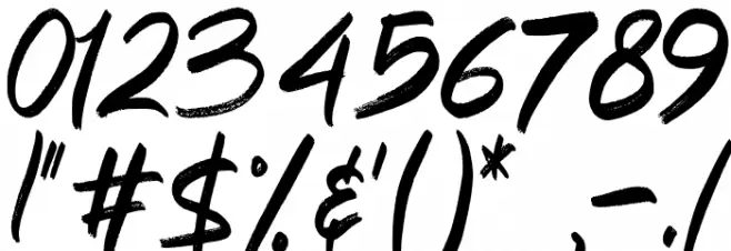 ReallistiC Font OTHER CHARS