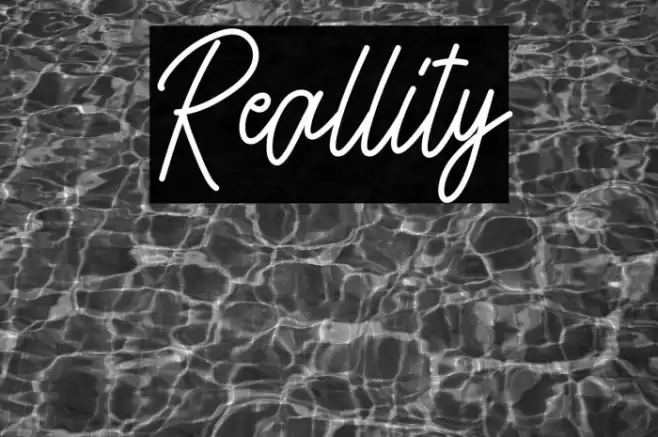 Reallity Font examples