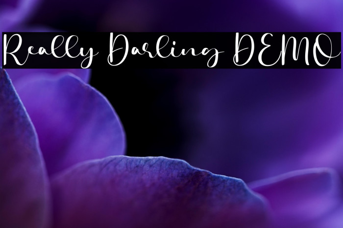 Really Darling DEMO Example 3