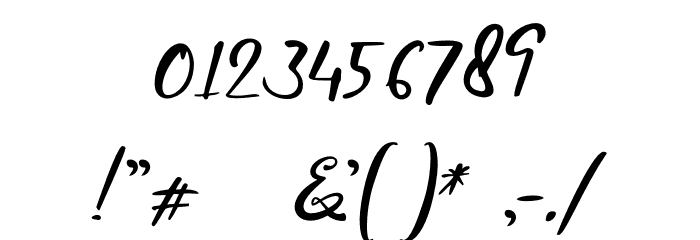 Really Distinct Font OTHER CHARS