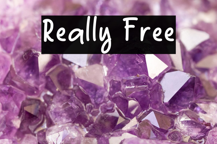 Really Free Example 1