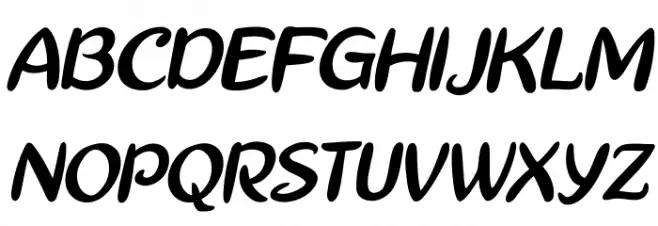 Really Petshop Italic फ़ॉन्ट अपरकेस