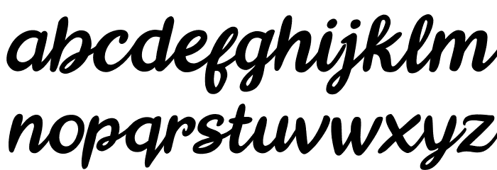Really Petshop Italic Font LOWERCASE