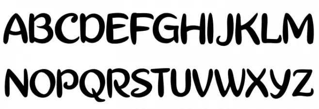 Really Petshop フォント 大文字