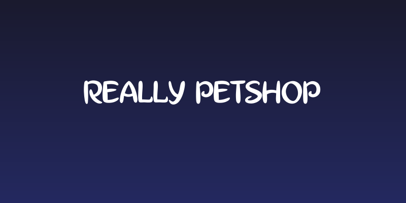 Really Petshop Social Header