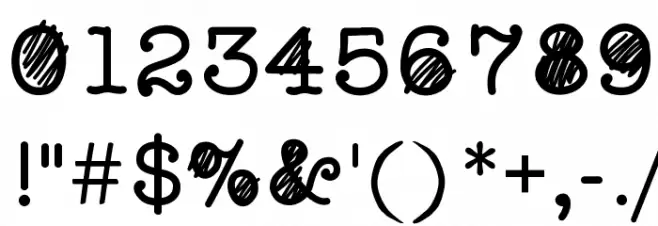 ReallyQuickStaffMeeting Font OTHER CHARS