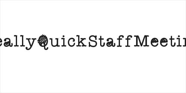 ReallyQuickStaffMeeting Logo