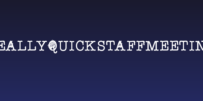 ReallyQuickStaffMeeting Social Header