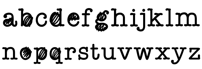 ReallyQuickStaffMeeting Schriftart Kleinbuchstaben