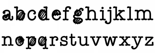 ReallyQuickStaffMeeting Font Litere mici