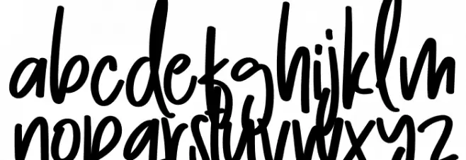 Really Font LOWERCASE