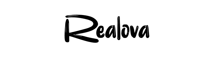 Realova  नि: शुल्क फ़ॉन्ट्स डाउनलोड