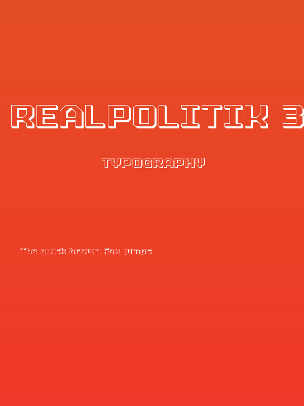 Realpolitik 3D Poster