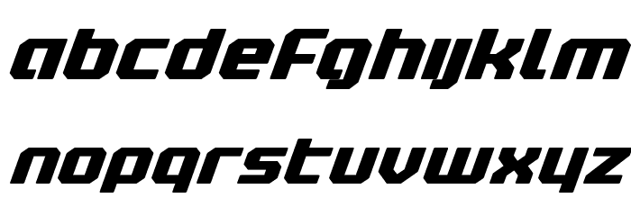 Realpolitik Bold Italic Font LOWERCASE