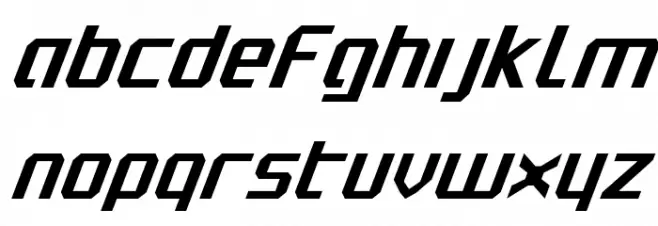 Realpolitik Condensed Italic Fuentes MINÚSCULAS