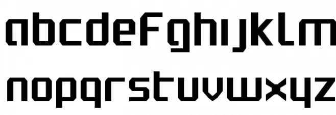 Realpolitik Condensed Font LOWERCASE