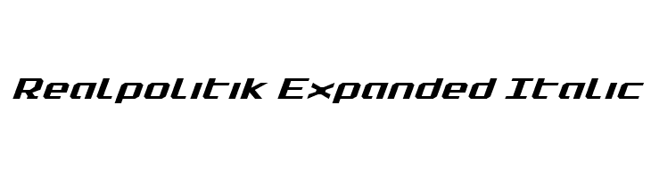 Realpolitik Expanded Italic  baixar fontes gratis