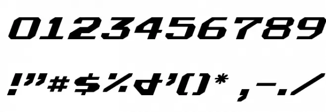 Realpolitik Expanded Italic Font OTHER CHARS