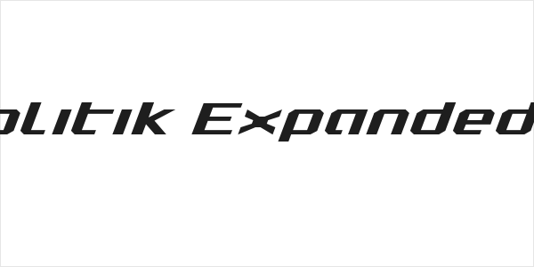 Realpolitik Expanded Italic Logo
