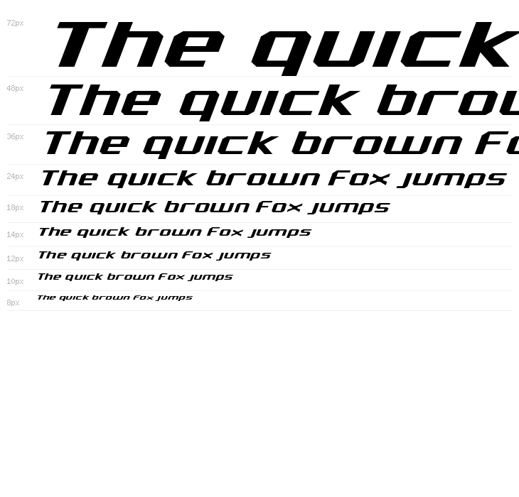 Realpolitik Expanded Italic Waterfall