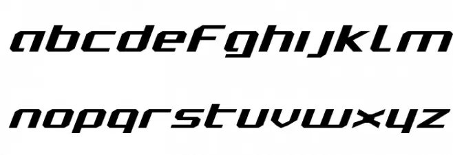 Realpolitik Expanded Italic Caratteri MINUSCOLO