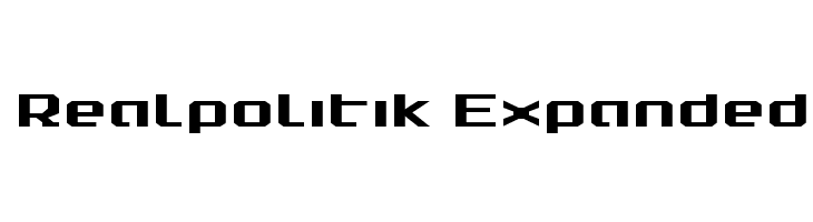 Realpolitik Expanded Font