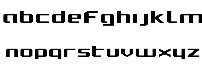 Realpolitik Expanded Font LOWERCASE