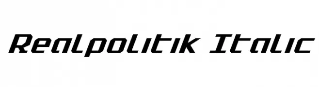 Realpolitik Italic  नि: शुल्क फ़ॉन्ट्स डाउनलोड