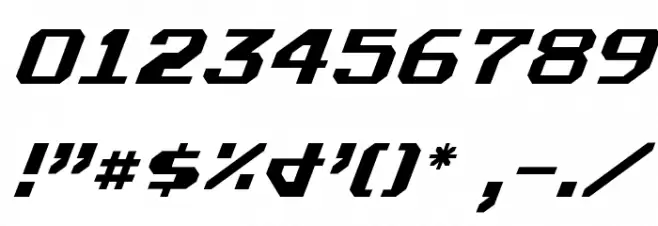 Realpolitik Italic Font OTHER CHARS