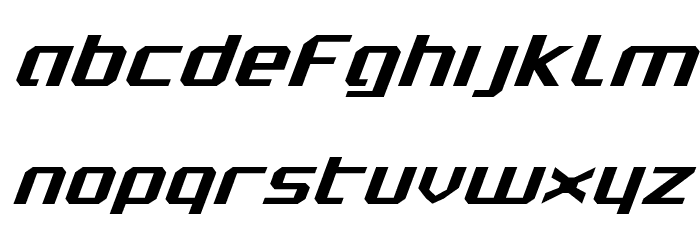 Realpolitik Italic Font LOWERCASE