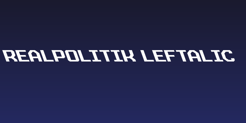 Realpolitik Leftalic Social Header