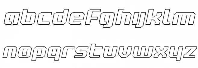 Realpolitik Outline Semi-Italic Fuentes MINÚSCULAS