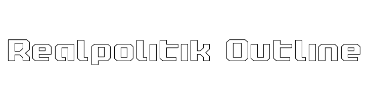 Realpolitik Outline  フリーフォントのダウンロード