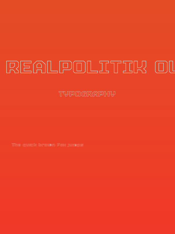 Realpolitik Outline Poster