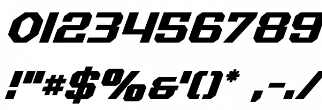 Realpolitik Semi-Bold Italic Font OTHER CHARS