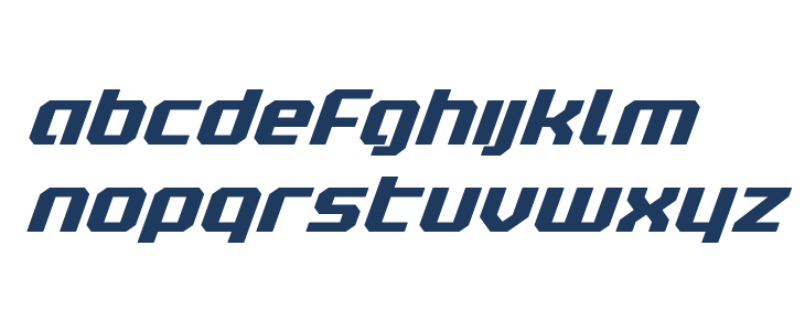 Realpolitik Semi-Bold Italic Lowercase