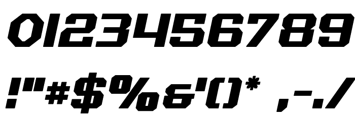 Realpolitik Semi-Bold Semi-Italic Font OTHER CHARS