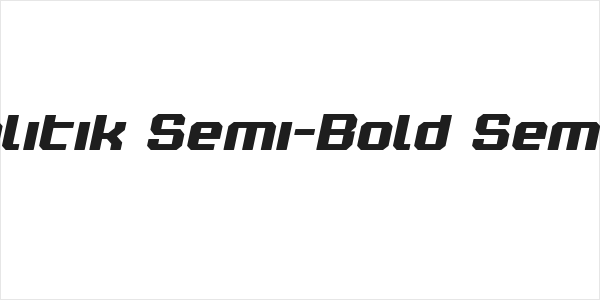 Realpolitik Semi-Bold Semi-Italic Logo