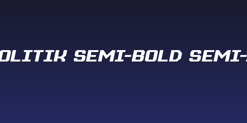 Realpolitik Semi-Bold Semi-Italic Social Header