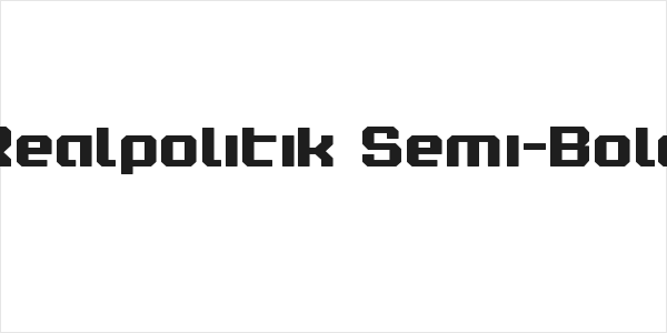 Realpolitik Semi-Bold Logo