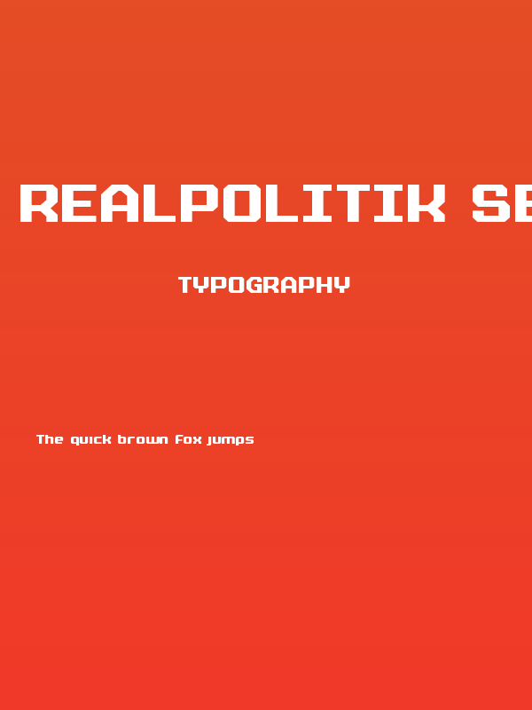 Realpolitik Semi-Bold Poster